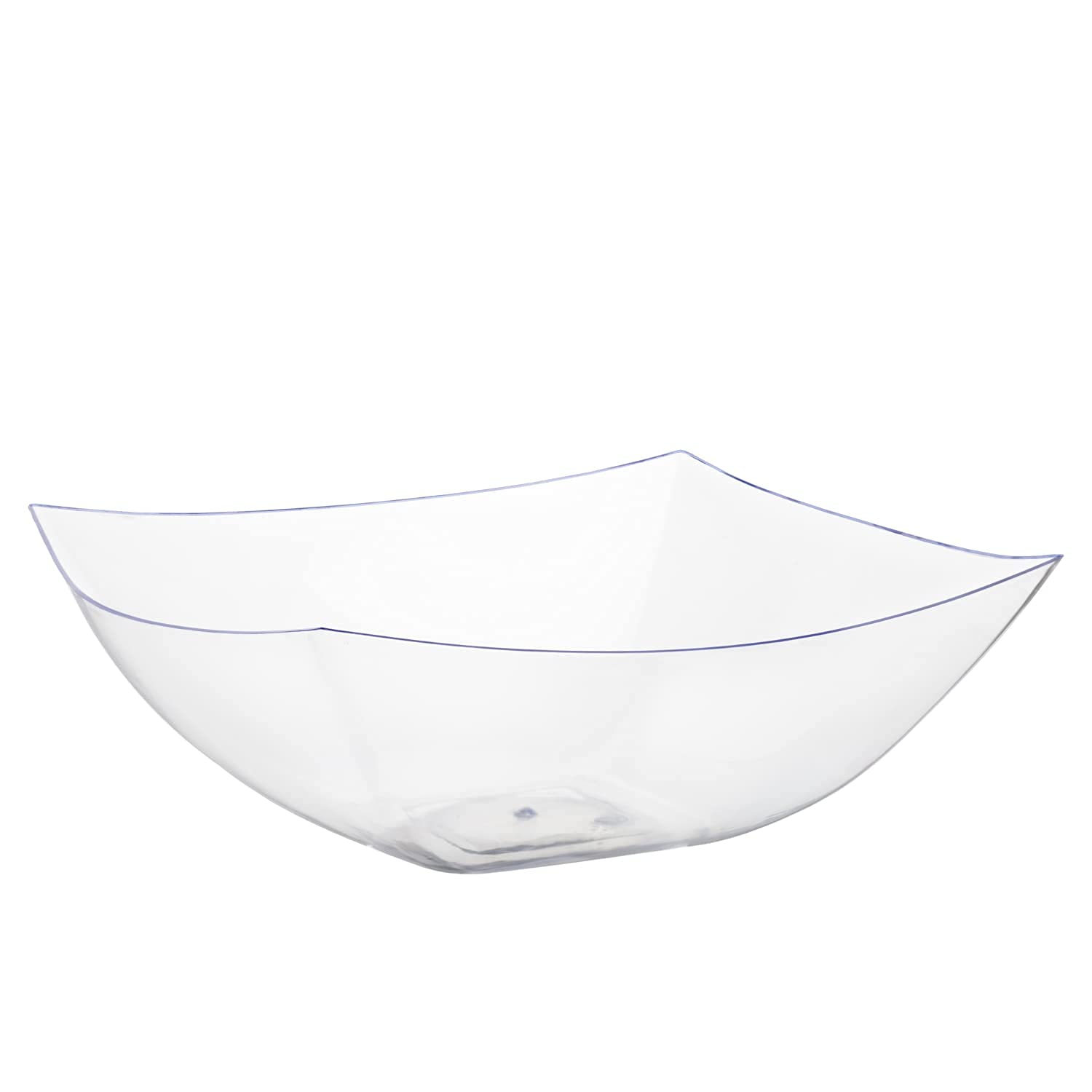 128 Oz. Clear Convex Bowls | 4 Count