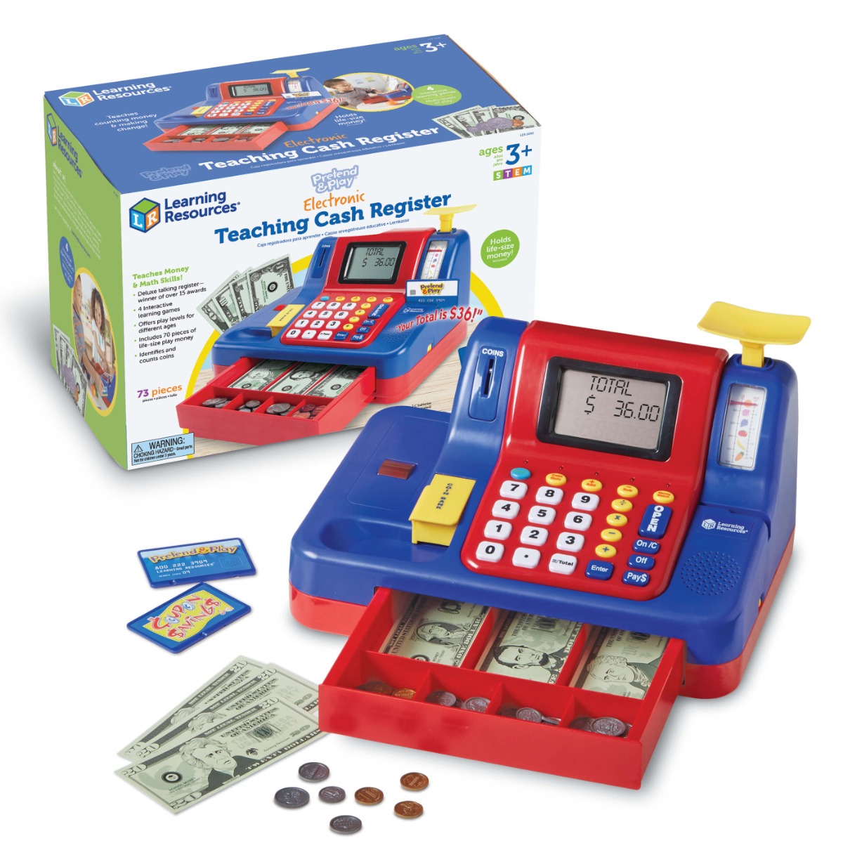 Pretend & Play® Teaching Cash Register