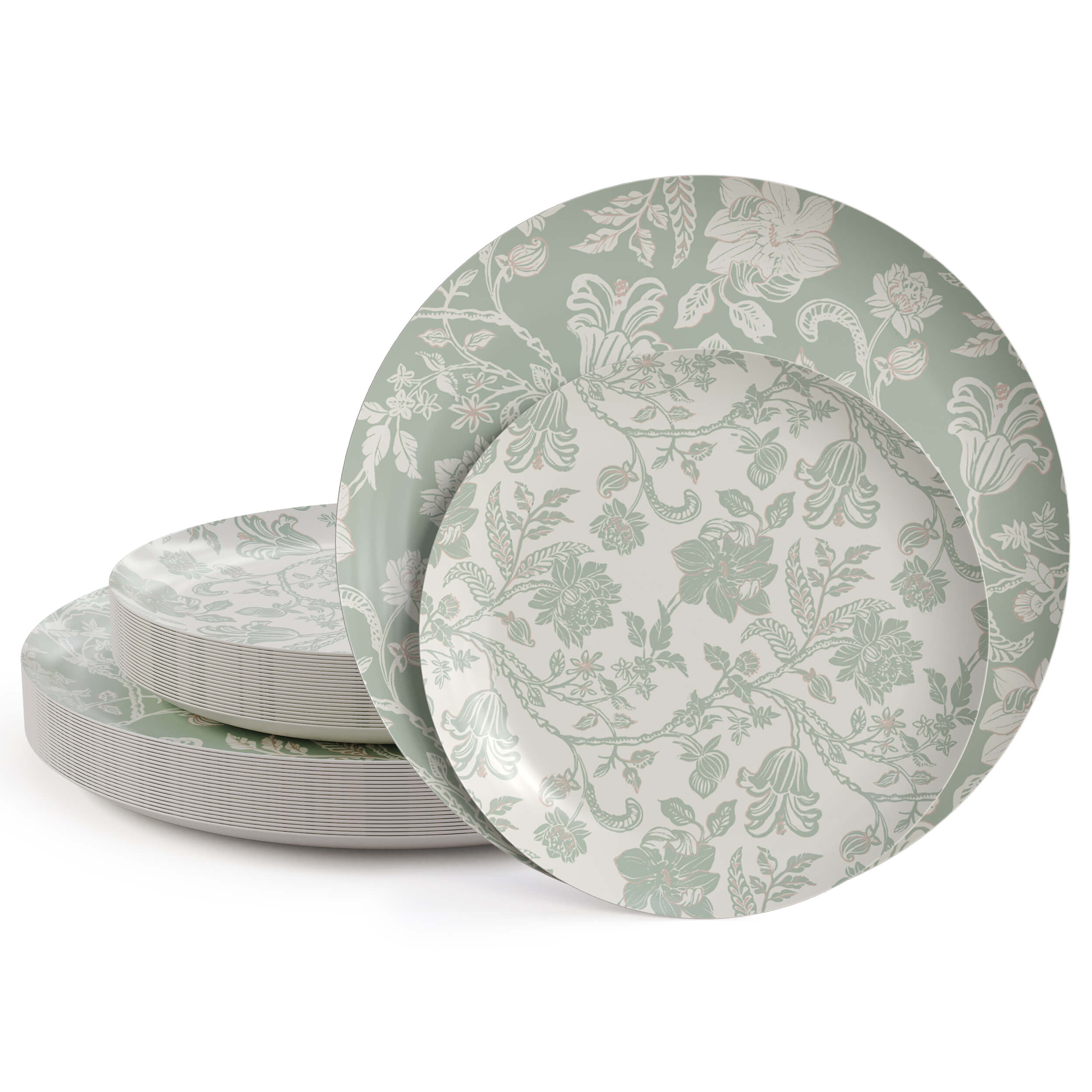 Earthtrends Gracy Paper Combo Set | 32 10 In. + 32 8 In.