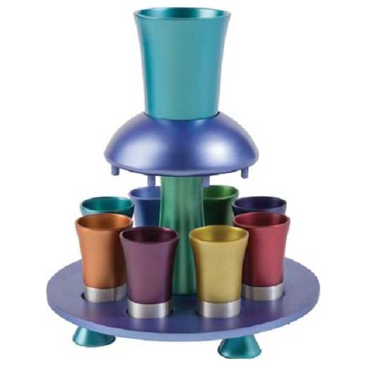 Anodized Aluminum Rainbow Kiddush Fountain