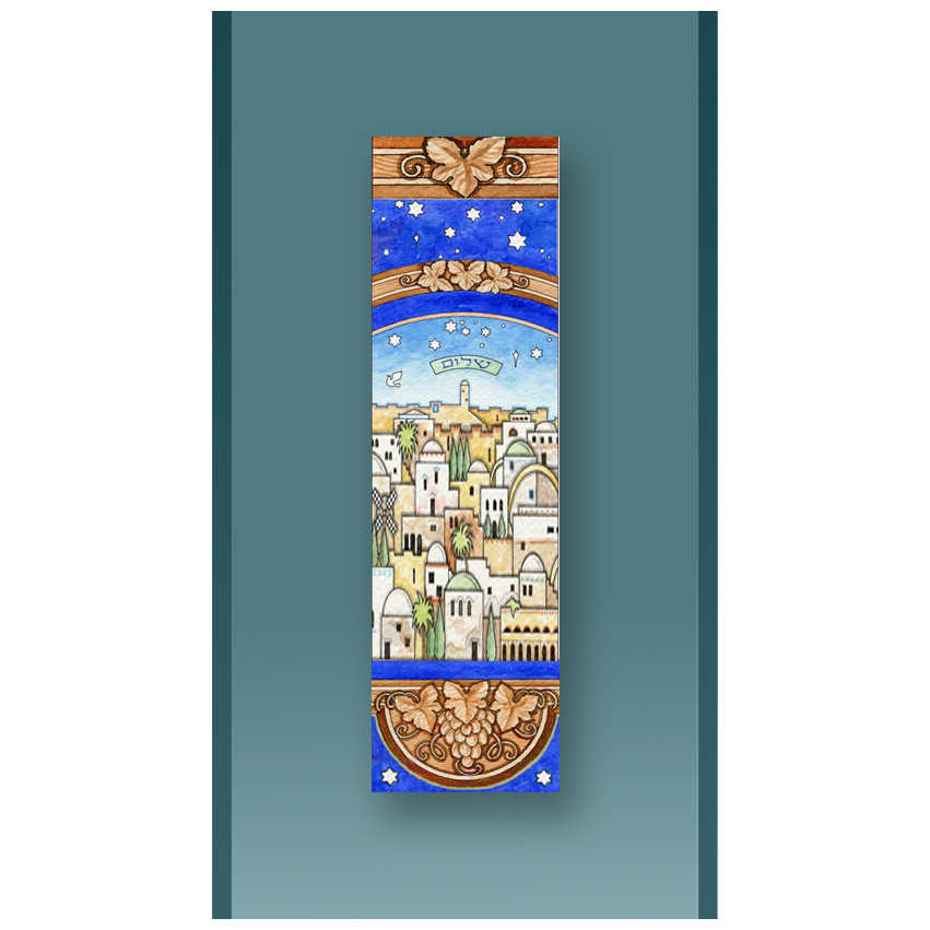 Antique Jerusalem Car Mezuzah Case By Mickie Caspi