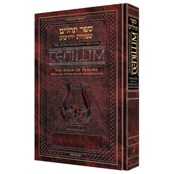 Artscroll Interlinear Compact Tehillim: Schottenstein Edition