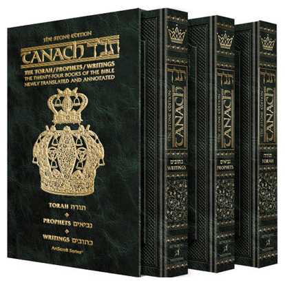 Artscroll Tanach: The Pocket Size Stone Edition In 3 Volumes