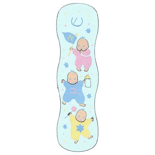 Babies Blue Mezuzah Case