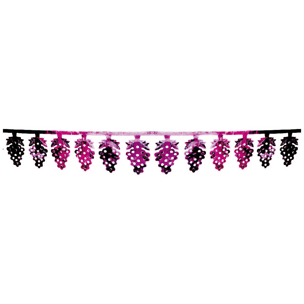 Banner Of 26 Grape Clusters -Perfect For Sukkot