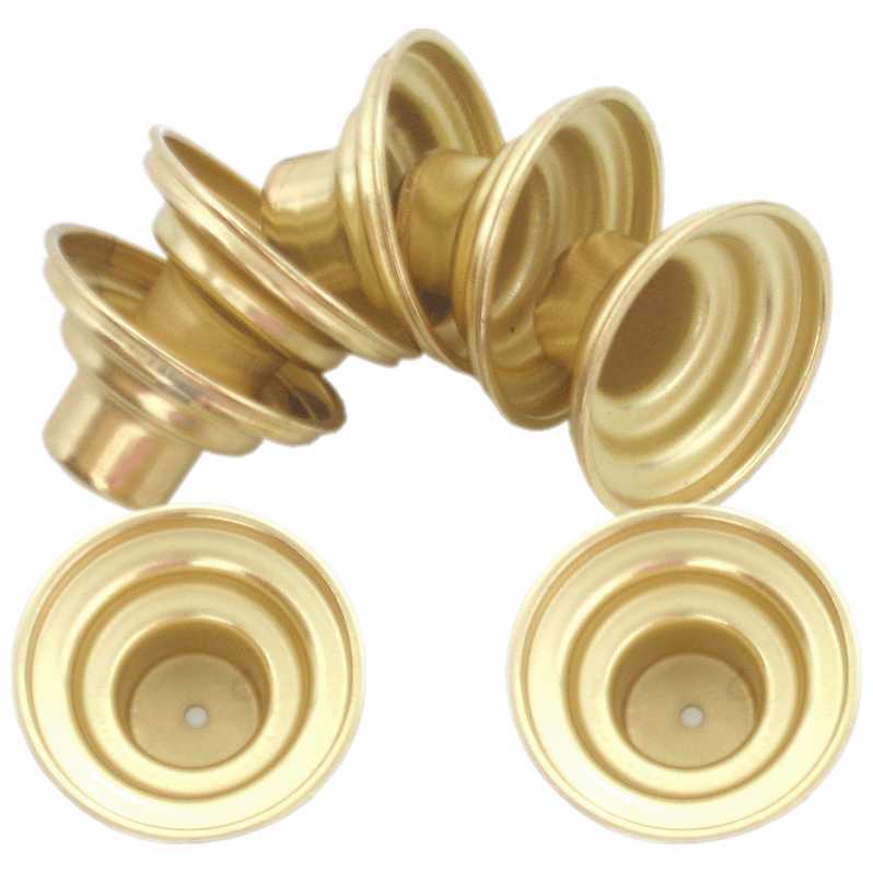 Bobeche Brass Drip Cups - Set Of 2