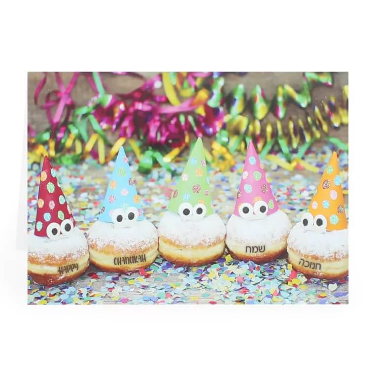 Chanukah Pack Of 5 Cards -Perfect For Hanukkah