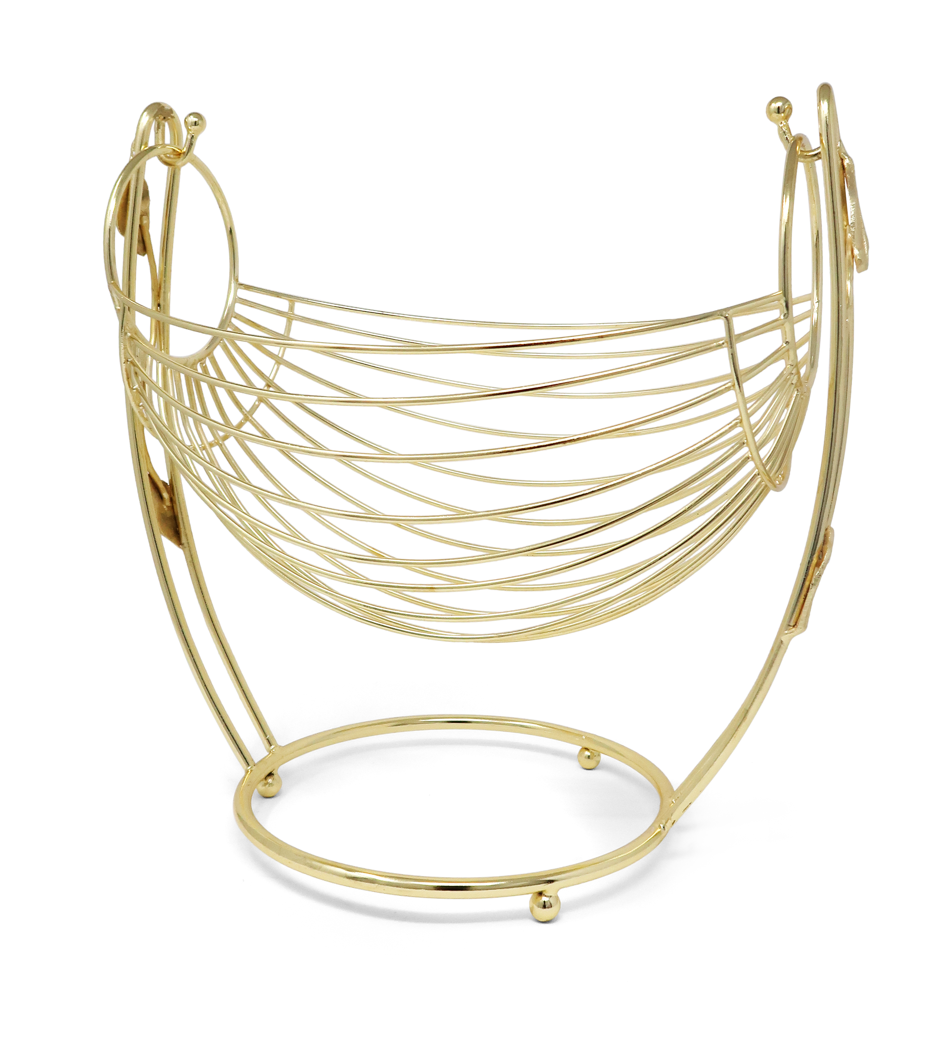 Gold Wire Decorative Basket