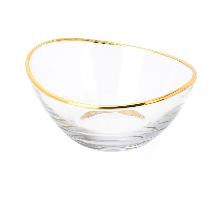 Glass Gold Bowl
