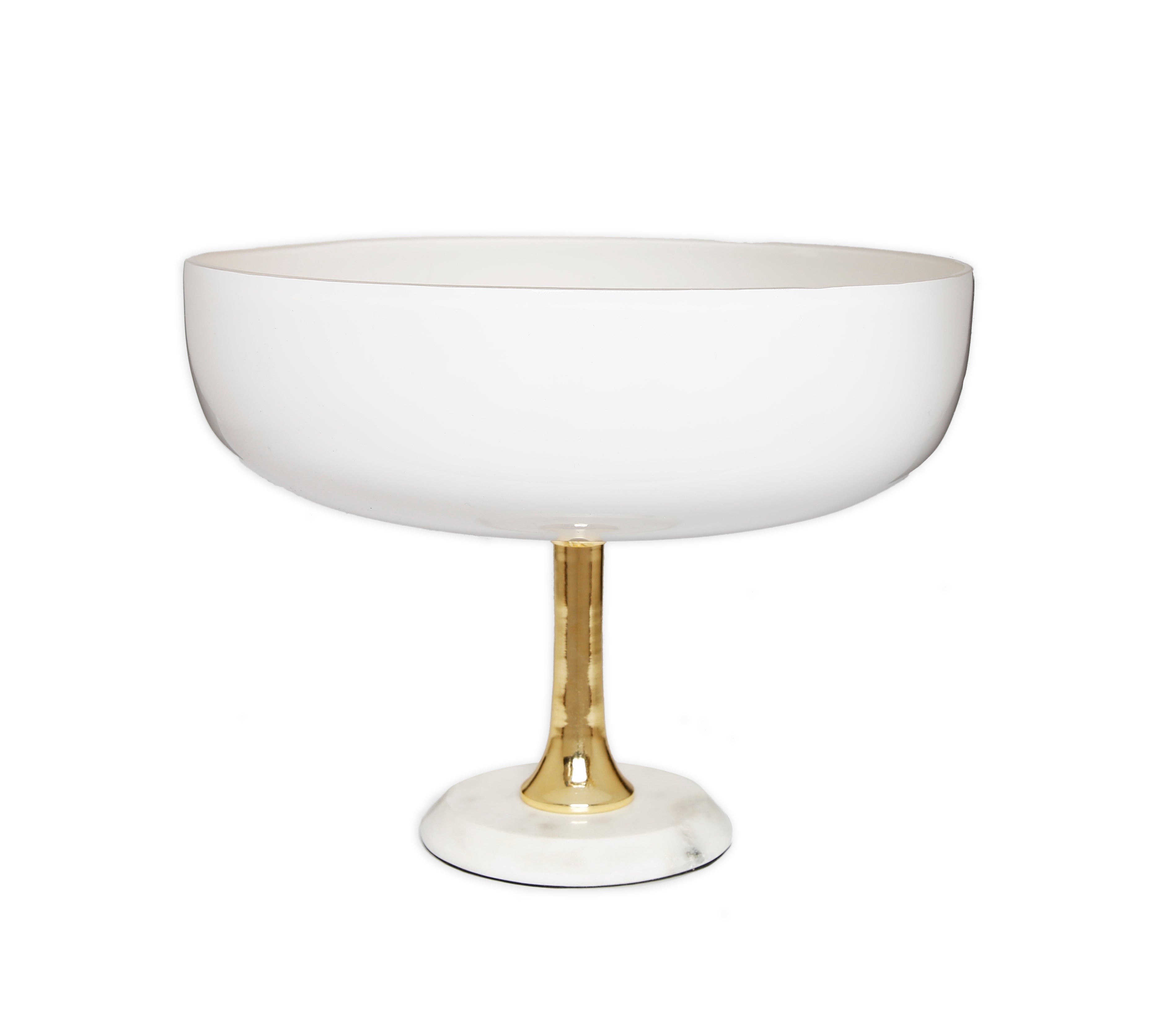 Gold Footed Marble Bowl