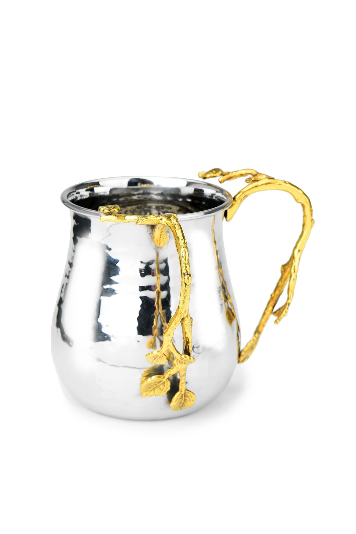 Wash Cup-Leaf-Sprinkle-6"D x 5.5"H