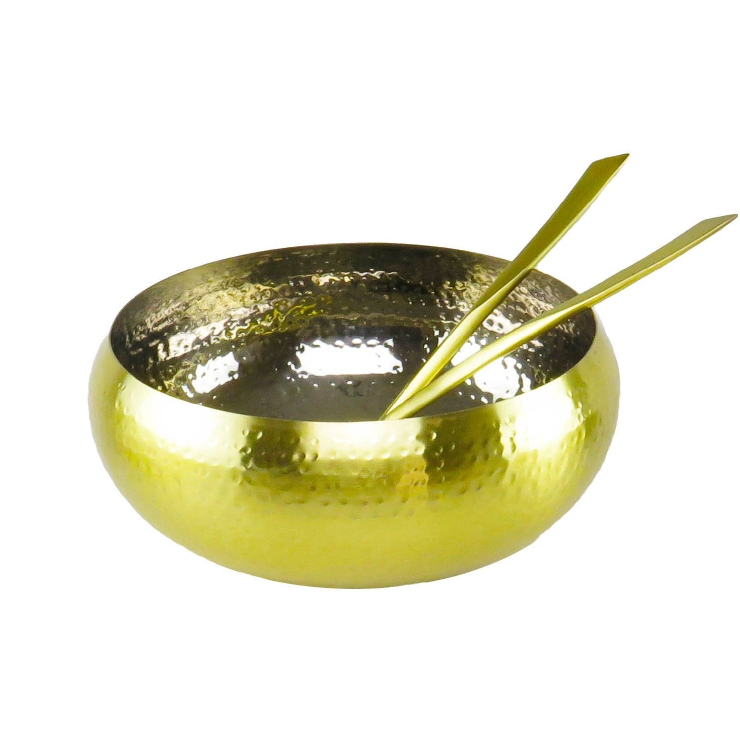 Salad Bowl with 2 Salad Servers-10"L x 9"W x 4.5"H Closeout Price $26.50