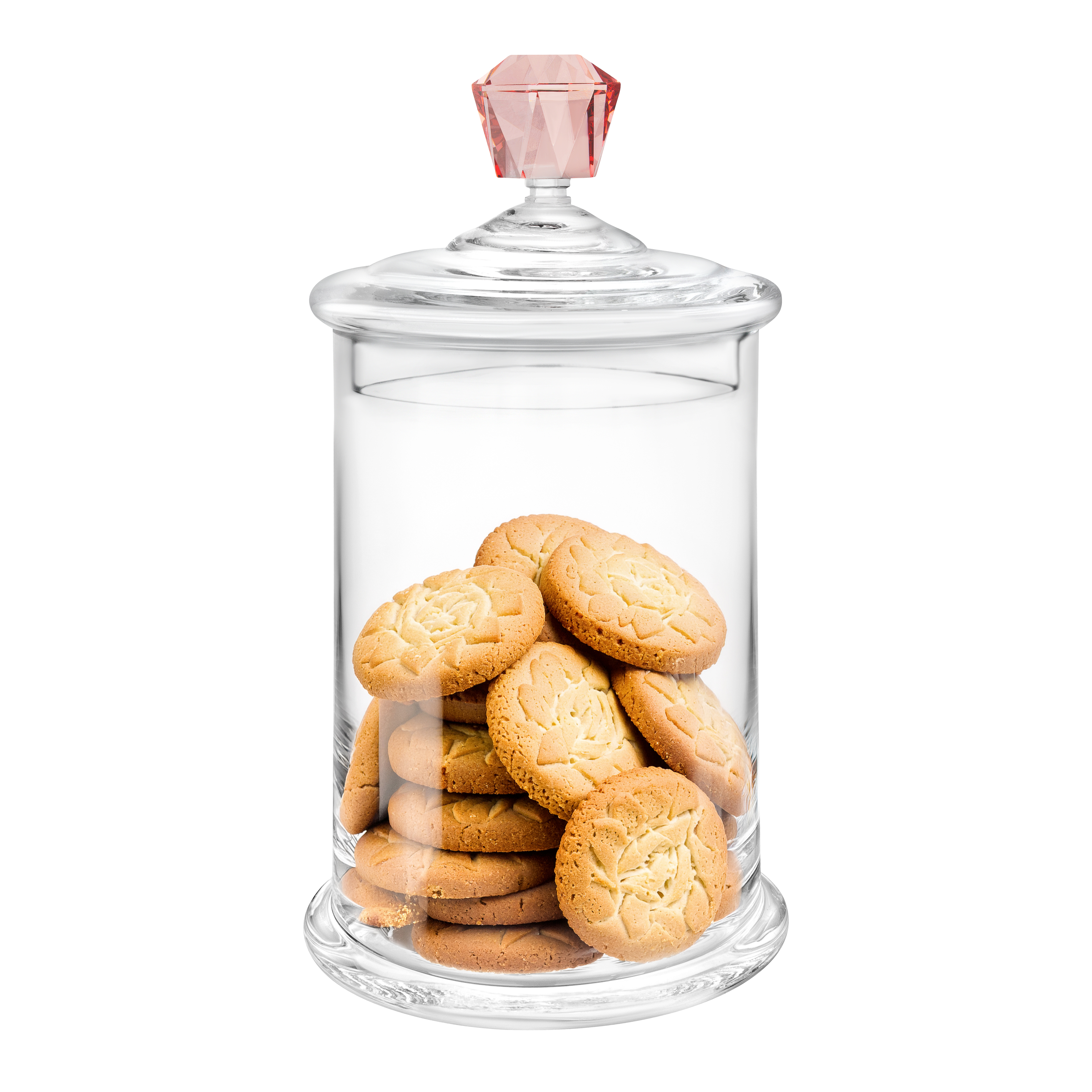 Canister with Colored Diamond Handle (3 Sizes)
