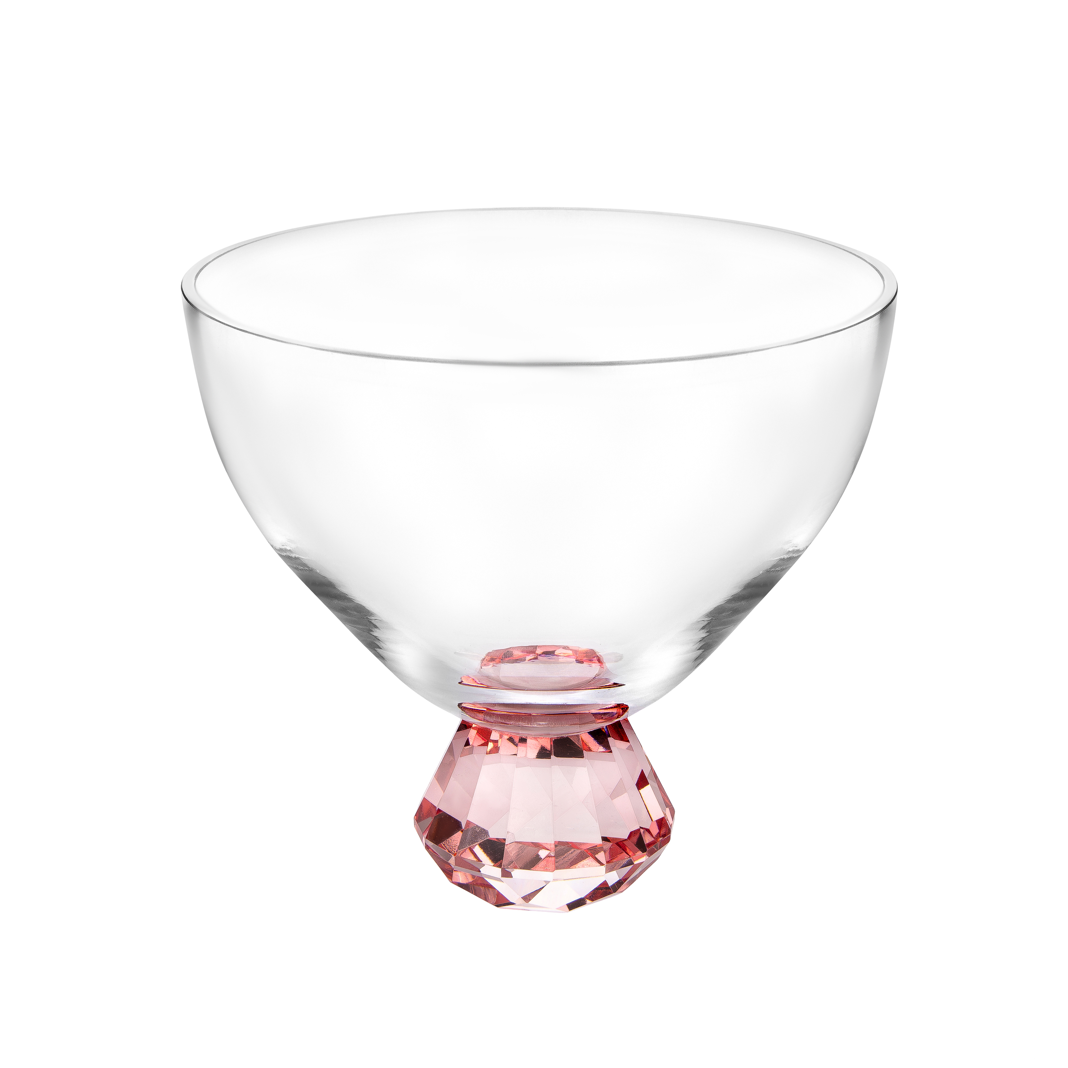 Bowl with Colored Diamond Base - (3 sizes)