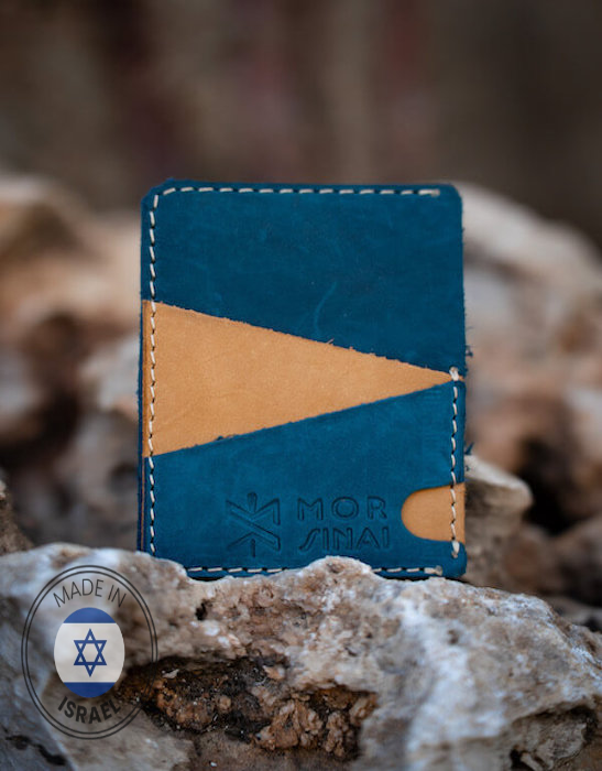 Real Leather Card Wallet by Israeli artists