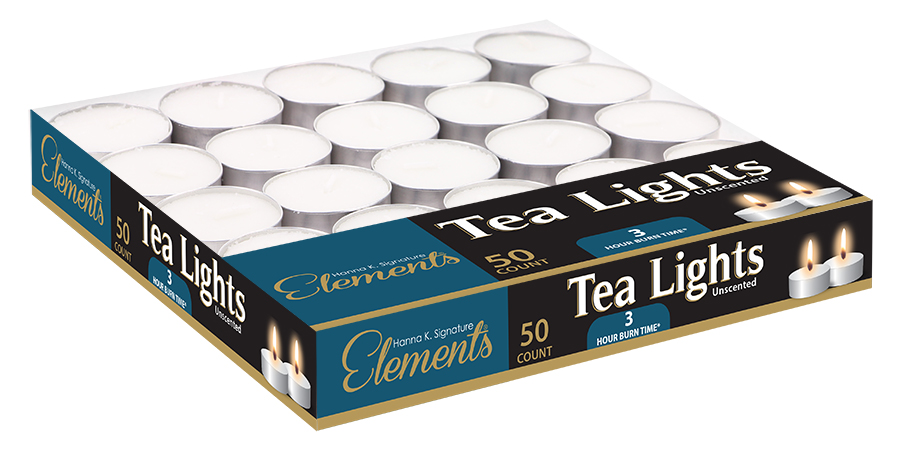 3+ HR Tea Lights - Unscented