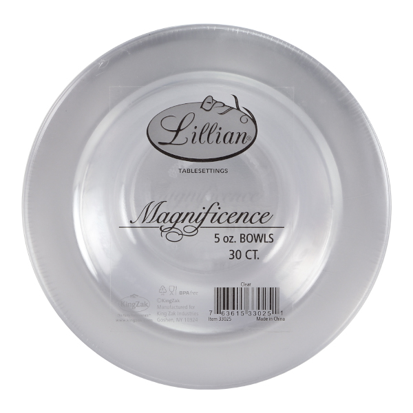 5OZ Bowl Magnificence Clear