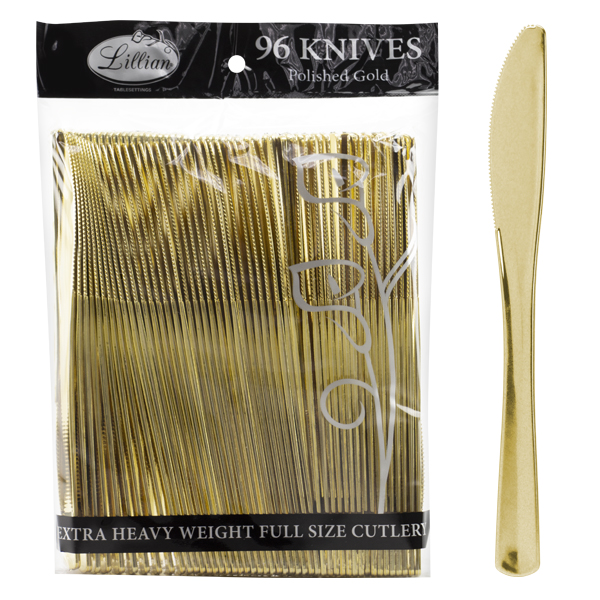 Knife - Polished Gold