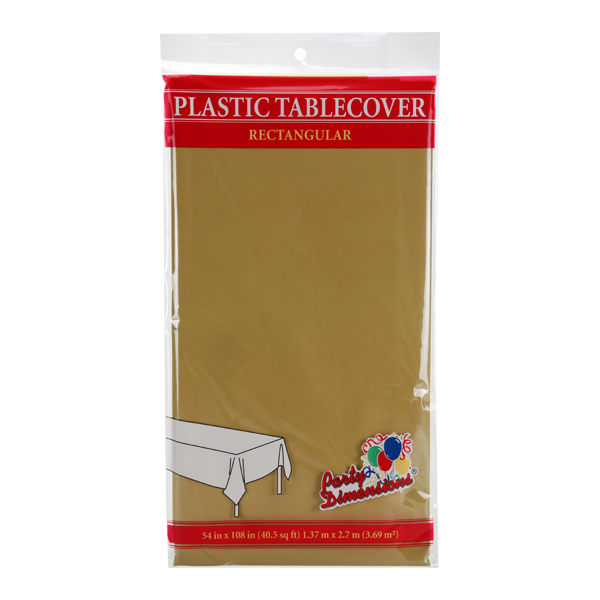 54"x108" Tablecover Gold