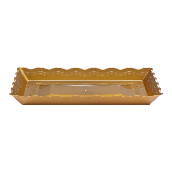 13"x9" Wave Tray - Gold