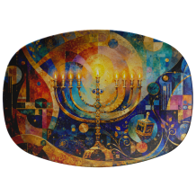 Golden Festival of Lights Serving Tray