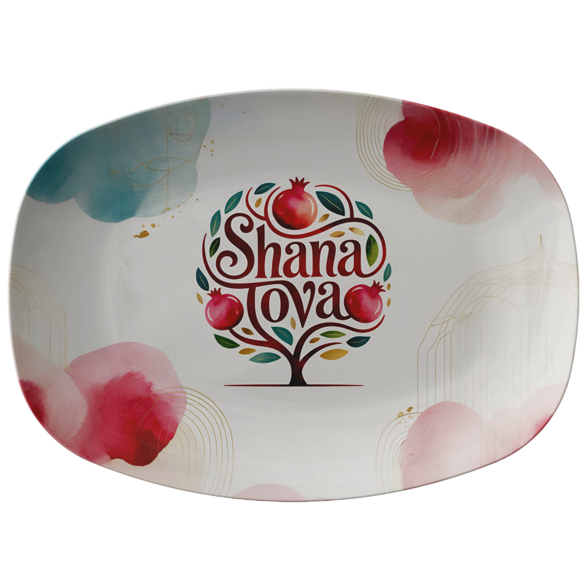 Shana Tova Pomegranate Tree Platter