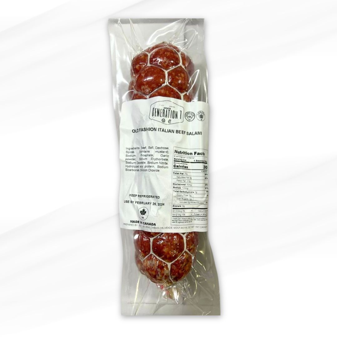 Artisanal Old Fashion Italian Beef Salami | Glatt Kosher | by the Case