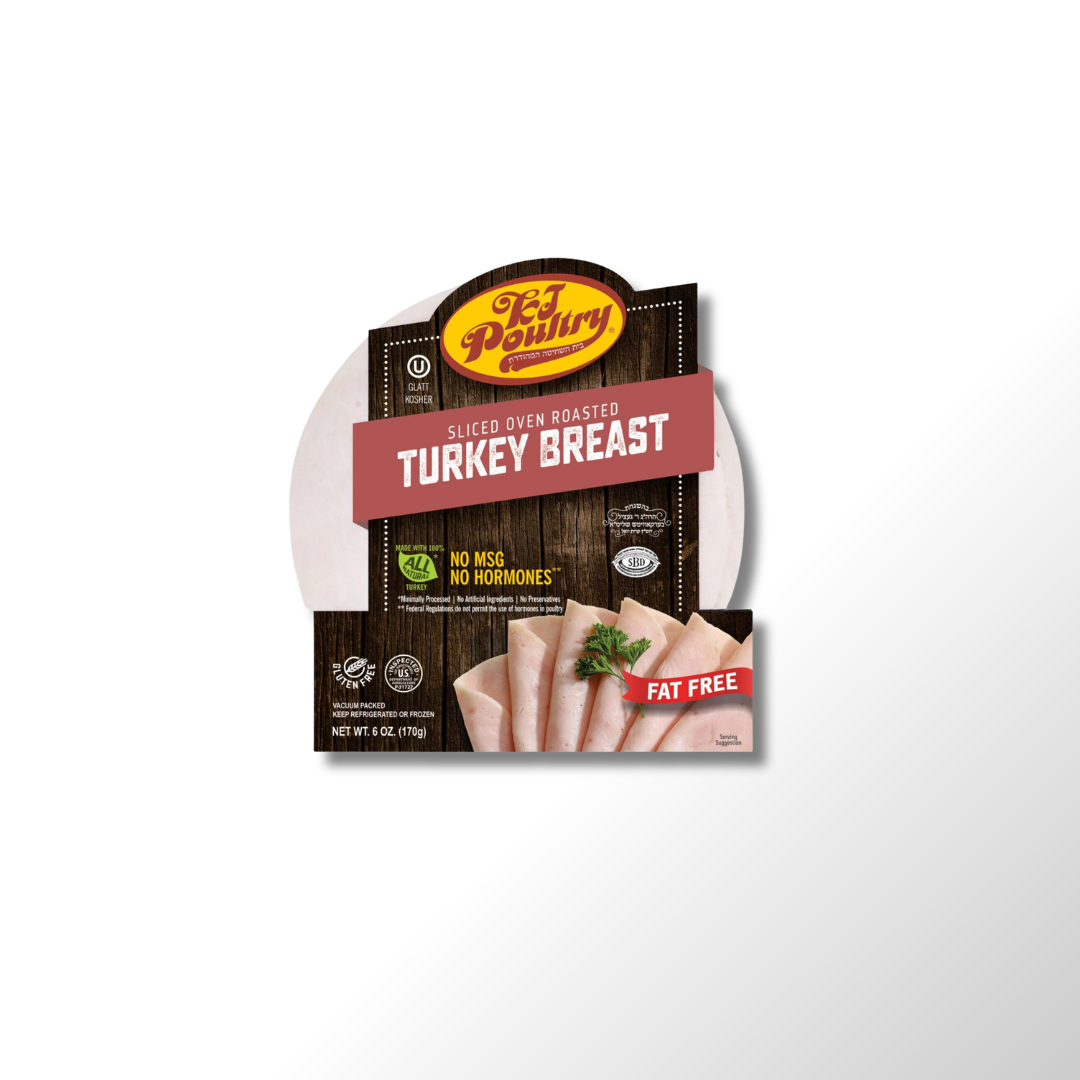 Sliced Cooked Oven Roasted Turkey Breast