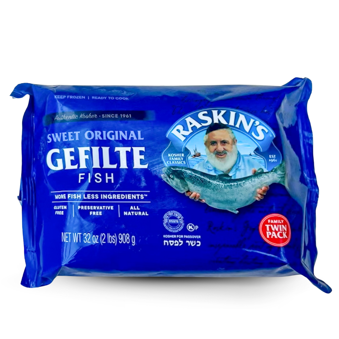 Raskin’s Sweet Original Gefilte Fish Family Pack 32oz - GF