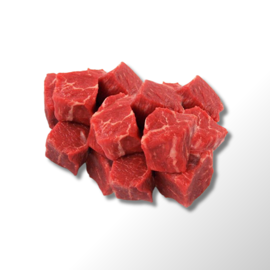 Stew Beef - Chulent Meat - American - 20x2lb Retail Bags