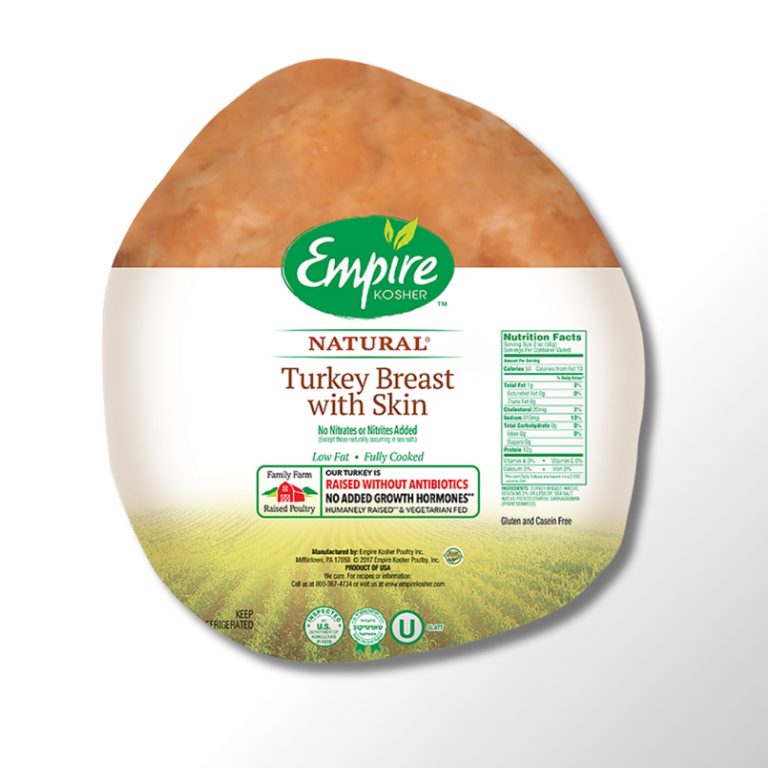 Cooked Turkey Breast - W/ Skin