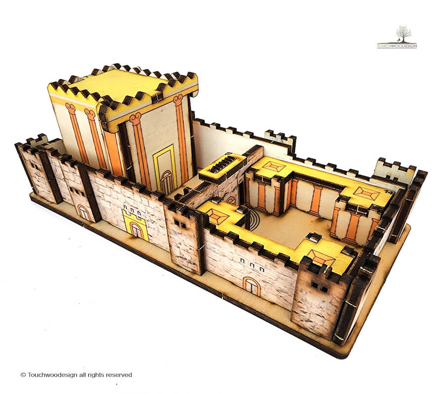 Touchwood Design The Second Temple - Gold colored - small