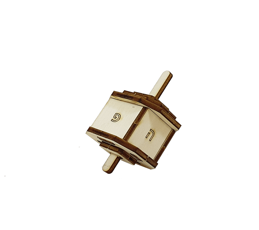 Touchwood Design Dreidel (DIY)
