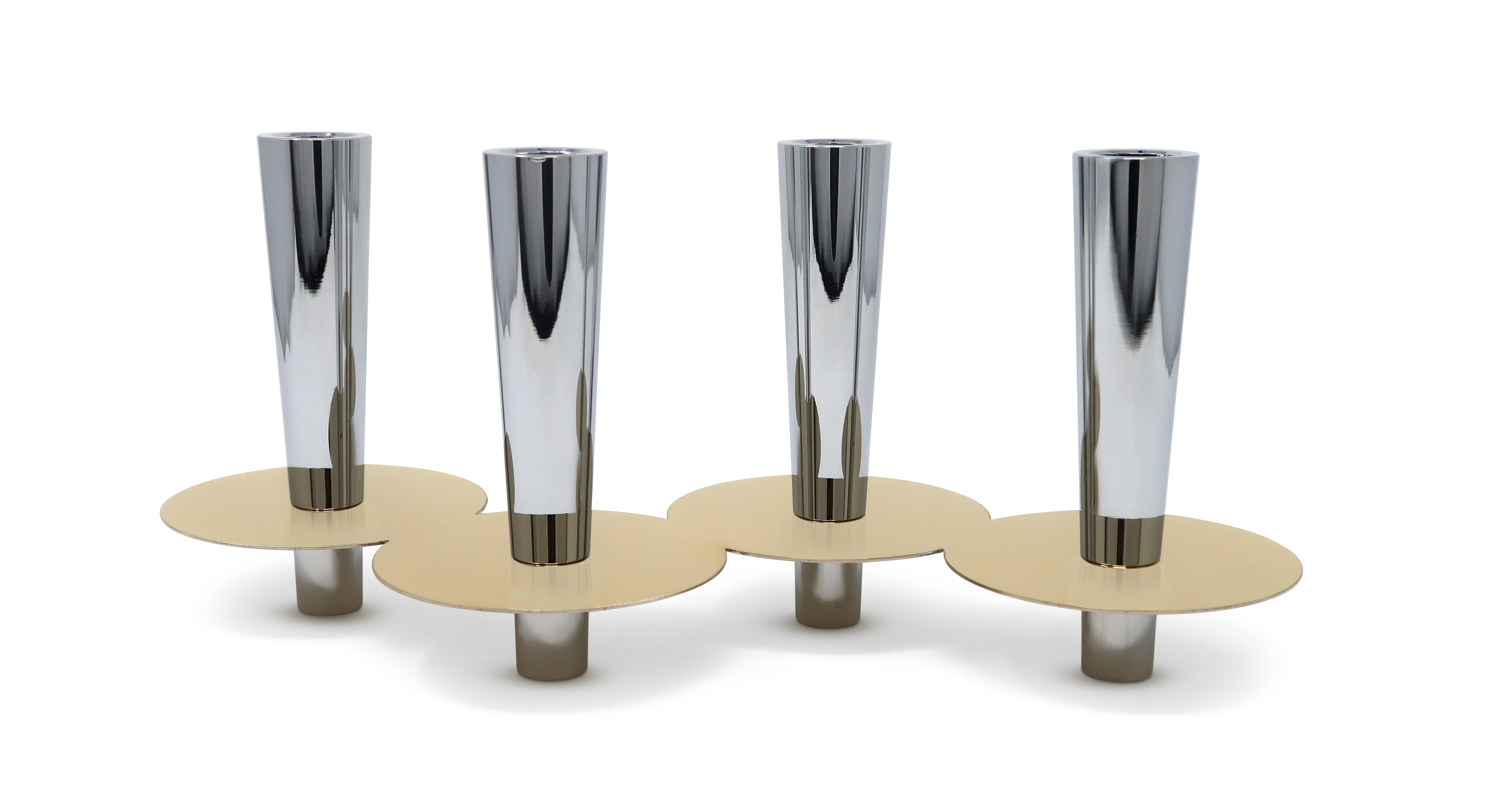 Gold Cluster Candle Holder