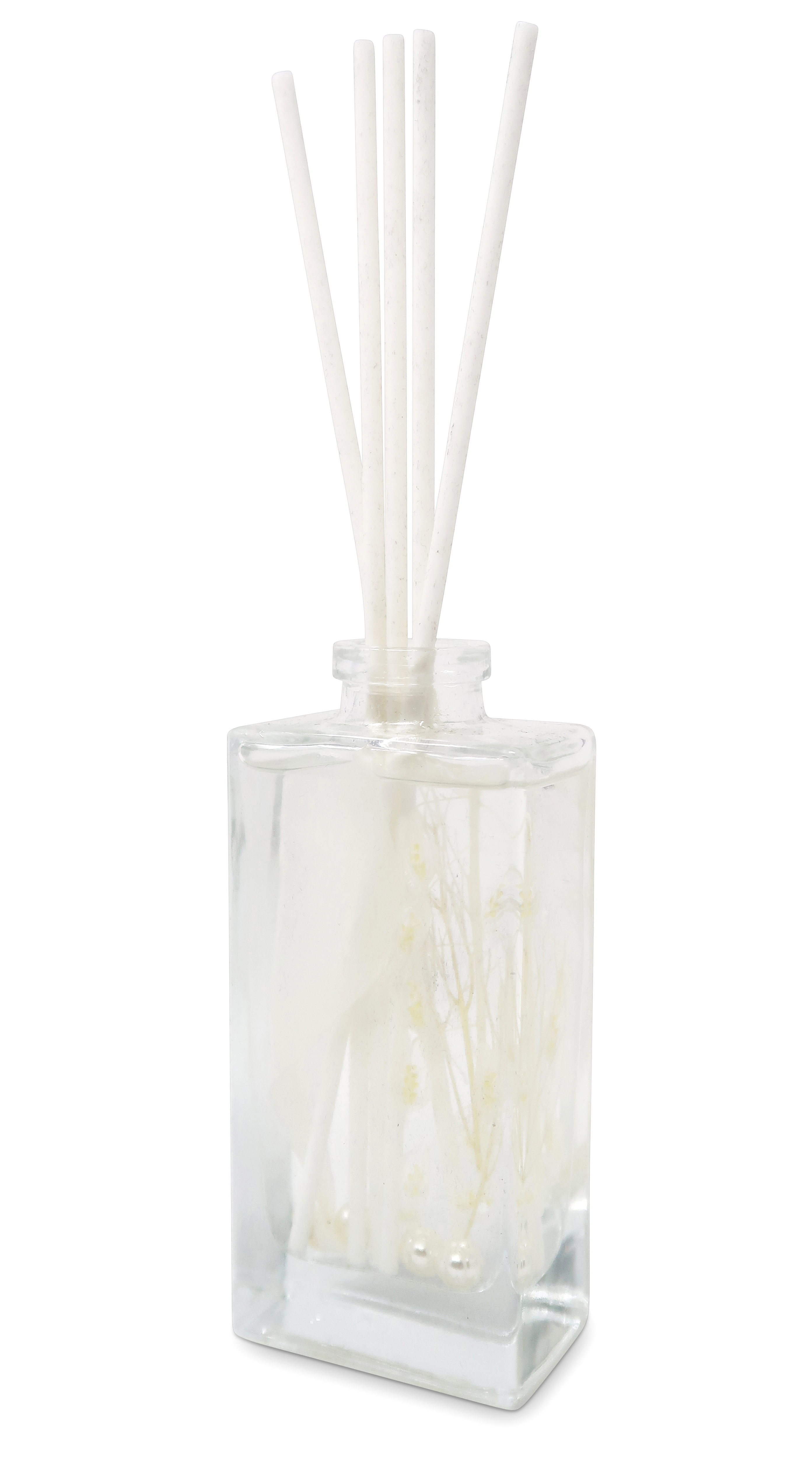 Preserved Flower Reed Diffuser - White with Sea Shell