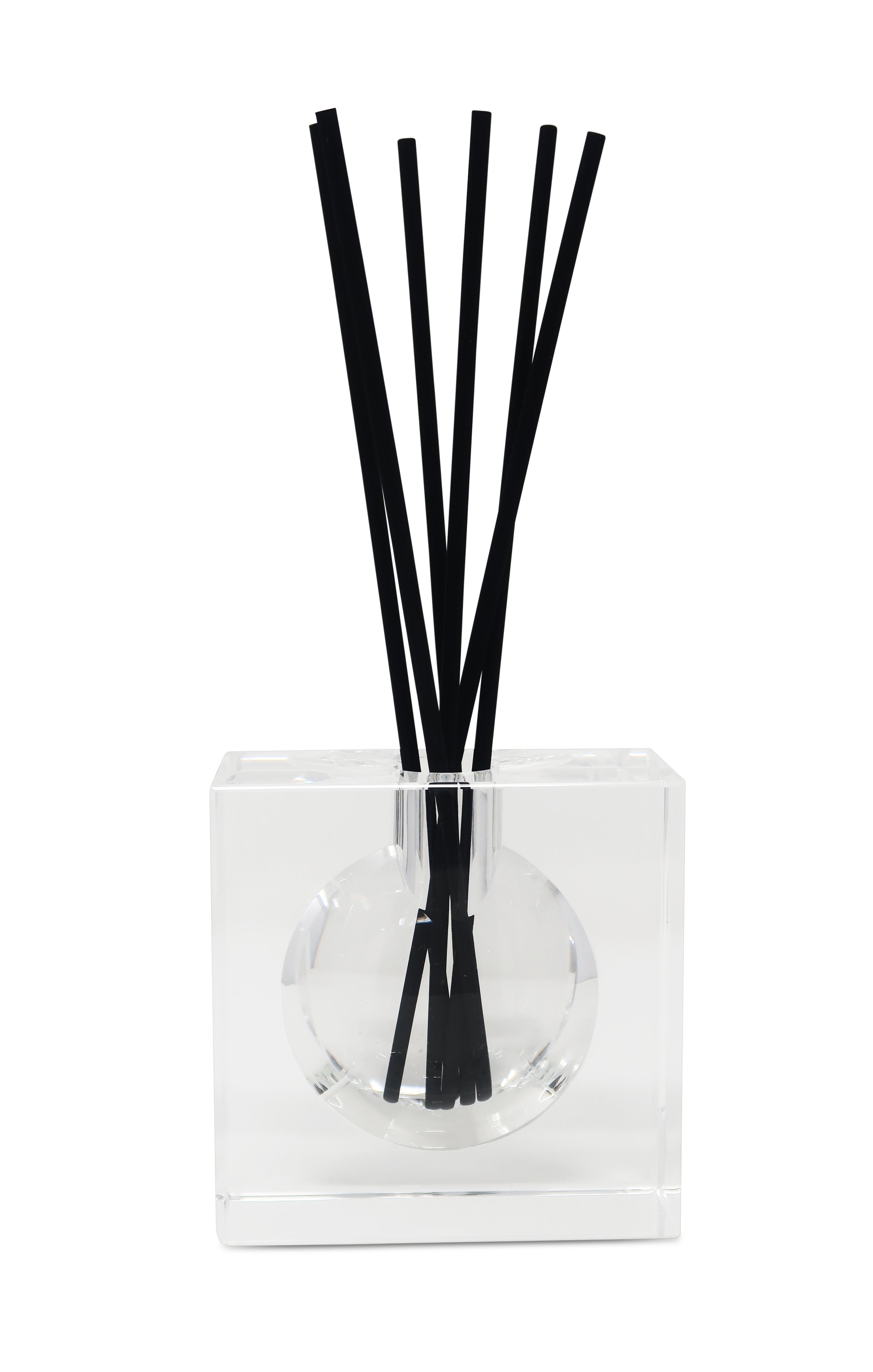 Crystal Diffuser with Black Reeds