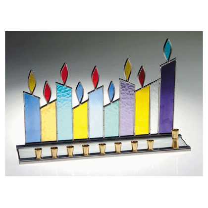 Chanukah Candles Menorah -Perfect For Hanukkah