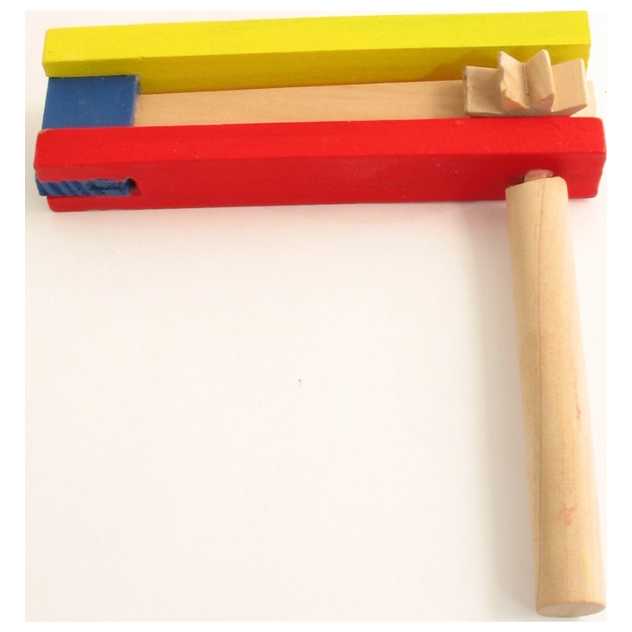 Colorful Wood Gragger -Perfect For Purim
