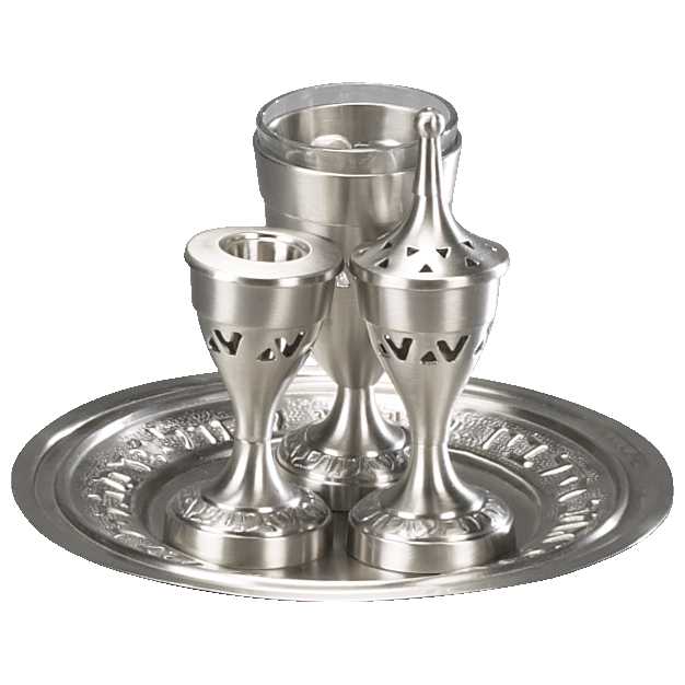 Contemporary Cut-Out Havdalah Set