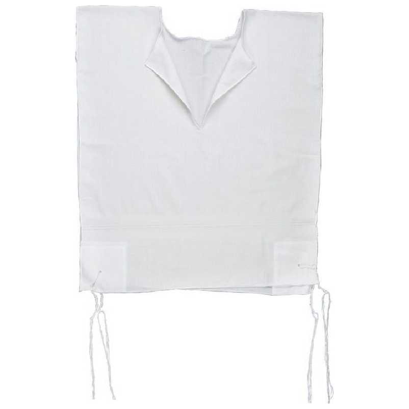 Cotton V-Neck Tzitzit