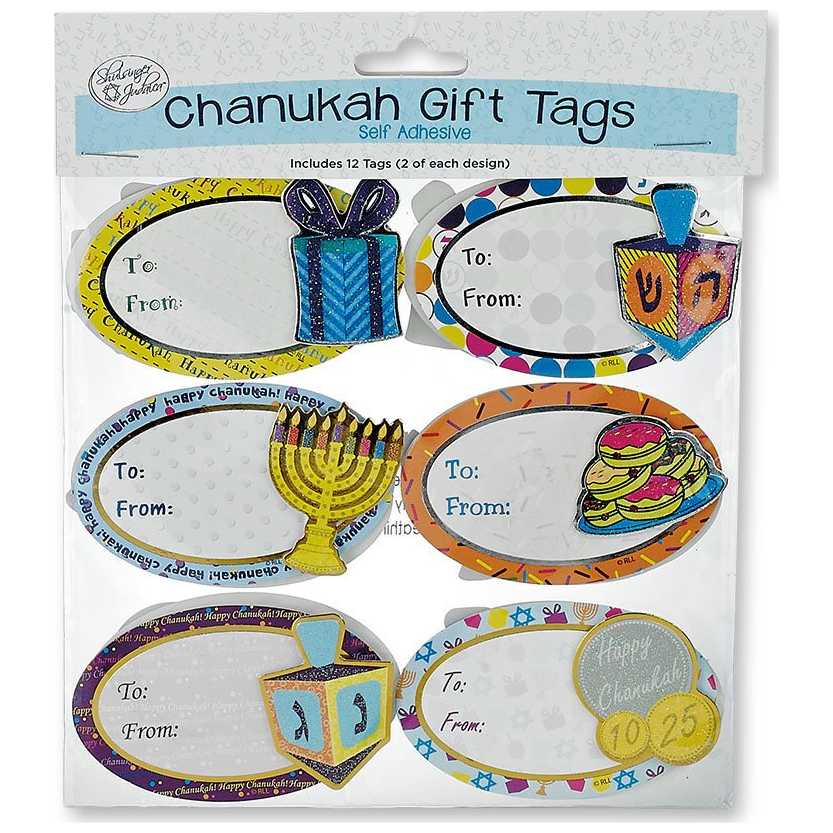 3D Chanukah Gift Tags -Perfect For Hanukkah