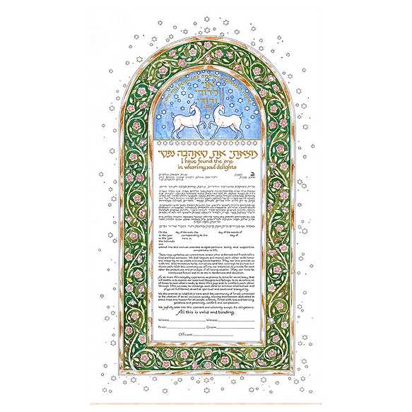 Deer Ketubah