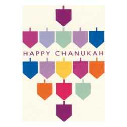 Dreidel Mania - Box Of 10 Cards -Perfect For Hanukkah