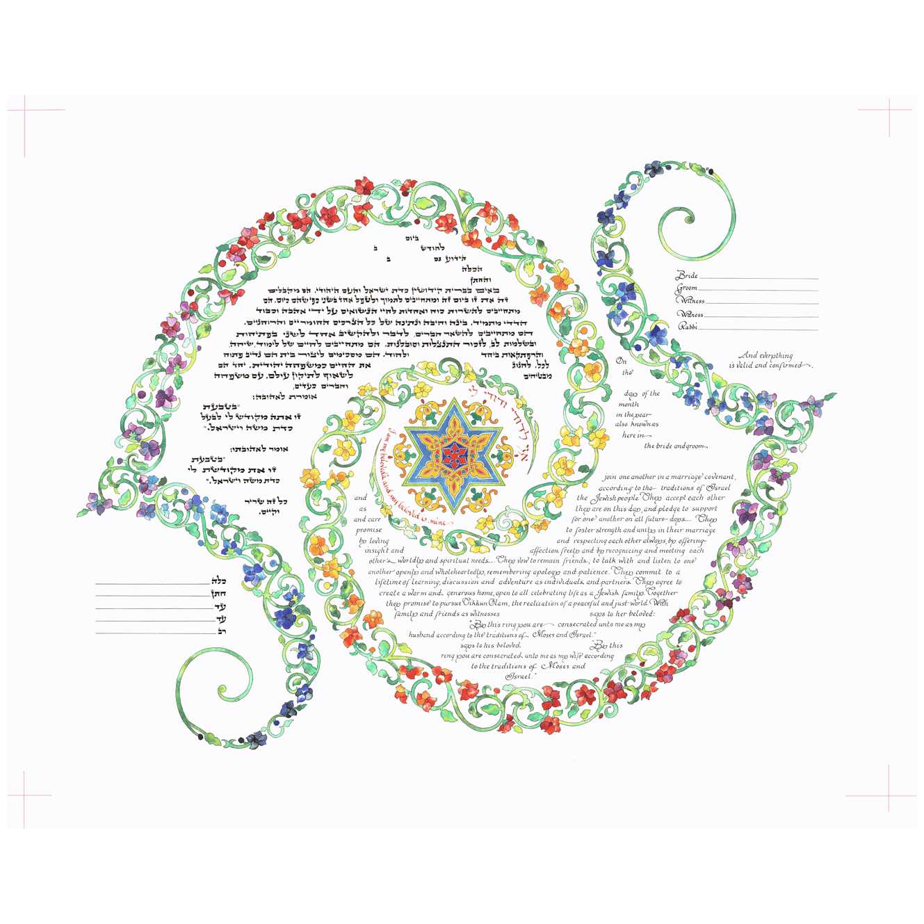 Duet Of The Beloveds Ketubah