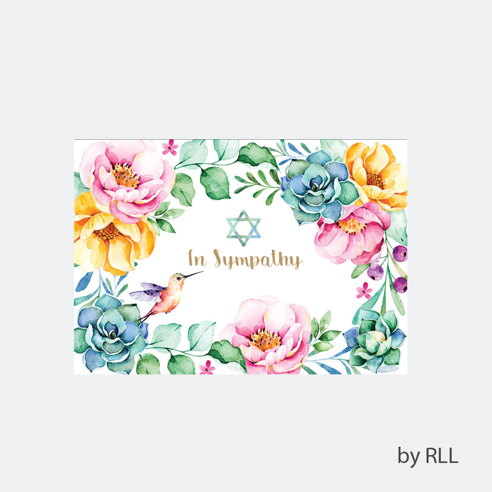 SYMPATHY CARD - COUNTER - Please accept our most heartfelt sympathies for your loss. Our thoughts are with you and your family during this difficult time.