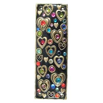 Endless Hearts Mezuzah Case