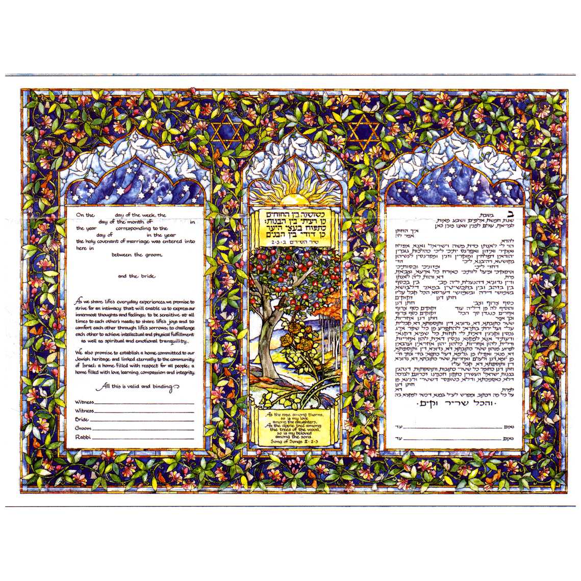 Garden Of Eden Ketubah