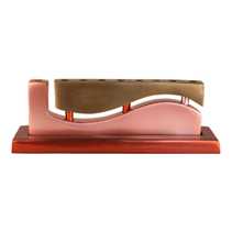 Pink And Gold Geometric Wave Menorah By Yair Emanuel -Perfect For Hanukkah