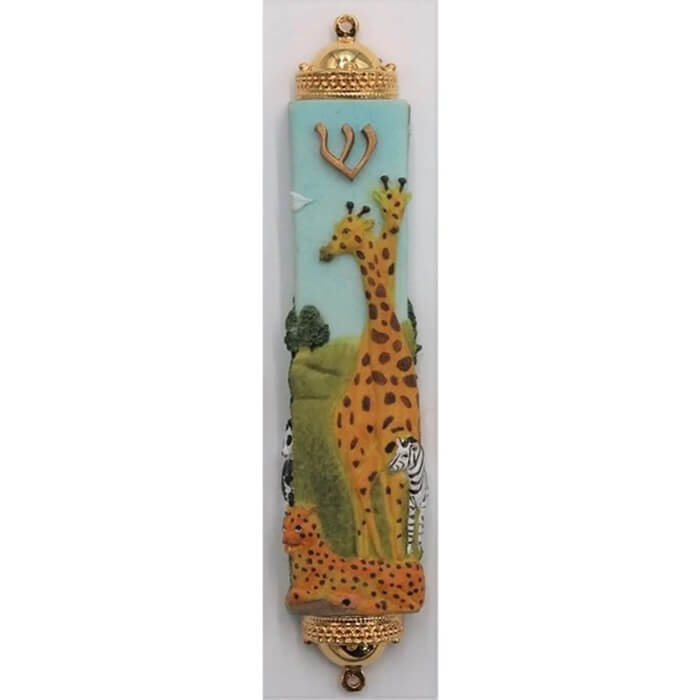 Giraffe Mezuzah Case