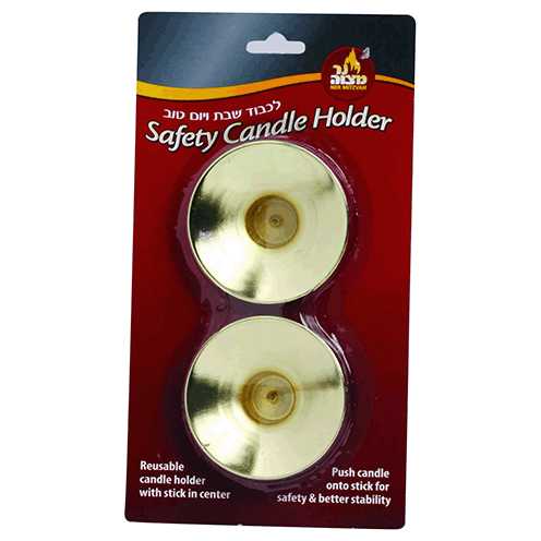 Gold Bobeche Safety Candle Drip Cups